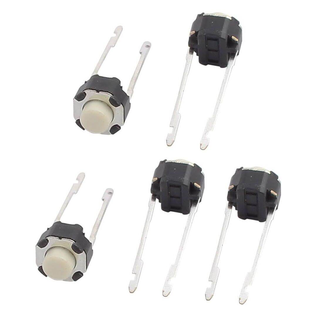 Picture of 10Pcs - 2 Pin Tactile Switch Round