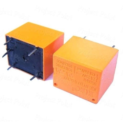 Picture of 12V SPDT 7A 250V AC PCB Type Relay-5Pcs