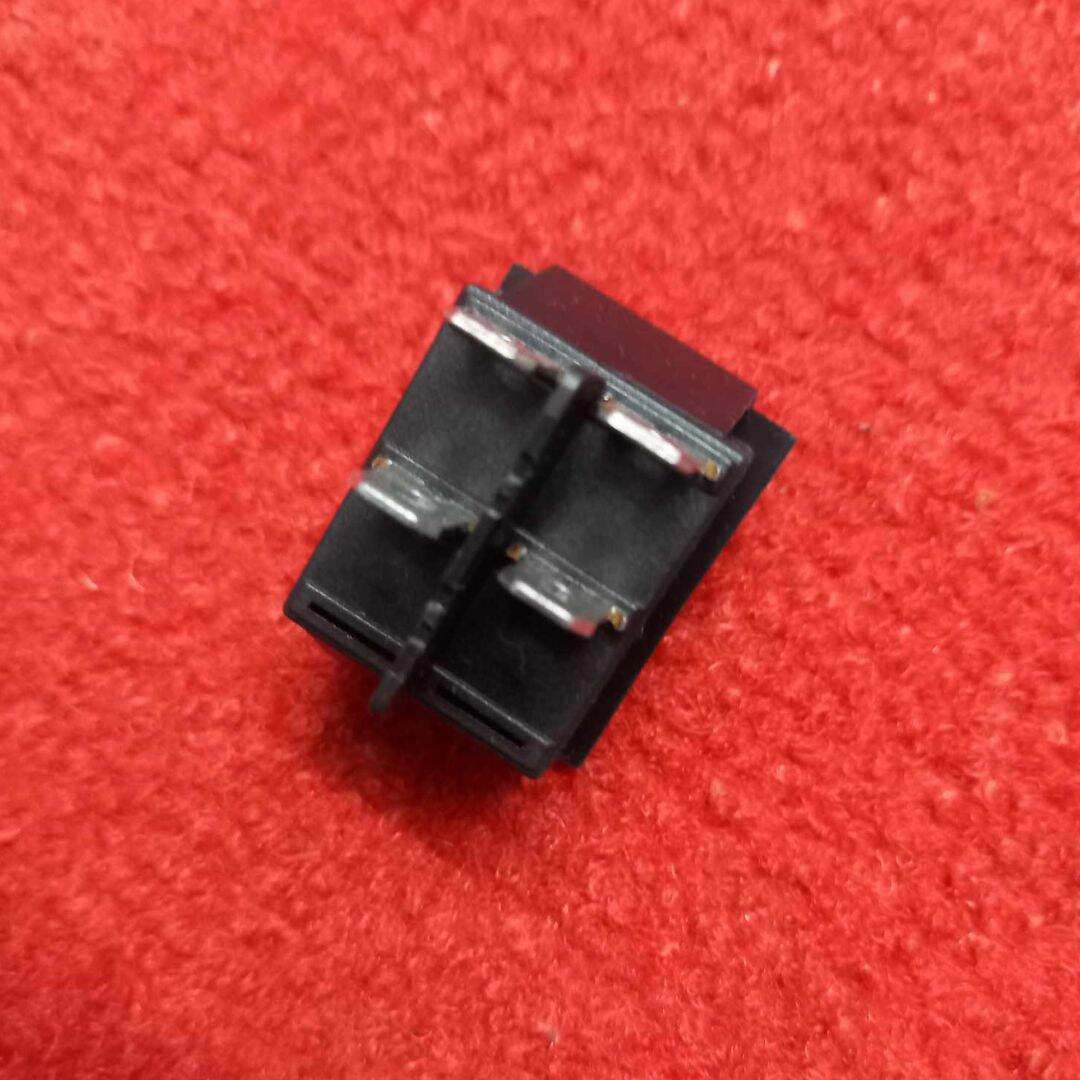 Picture of Upscale Living - KCD4 Rocker Switch 16A 250V 4 Pin Black Color Switches 4Pin On Off 2 Positions Full Illuminated Neon RED Indicators - Green