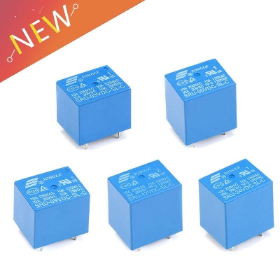 Picture of Power Relay SPDT 9V DC 10A 5 Pcs