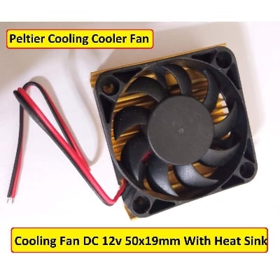 Picture of Fan DC 12V 50x50mm With Aluminium Heat Sink