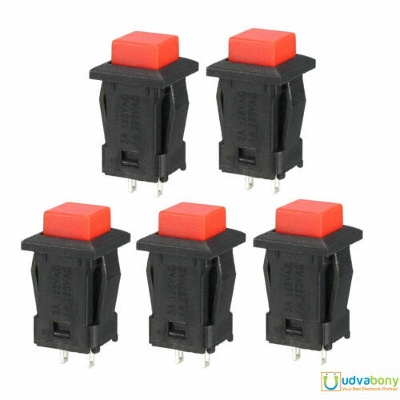 Picture of Square Off-On Push Button-5Pcs
