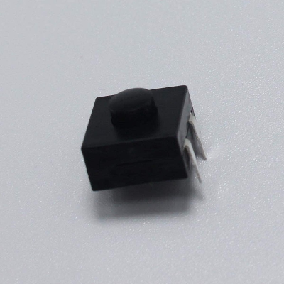 Picture of DC 3 Pin Black Mini Push Button Switch For Electric Torch-10Pcs