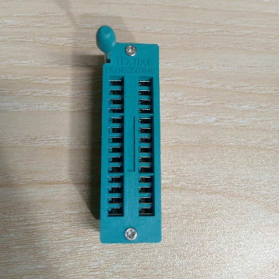 Picture of 28 Pin Narrow Universal ZIF Socket 28Pin DIP 28 Pins 2.54mm Pitch IC Chip ZIF Socket Adaptor For Electric Fittings Universal IC Test And Program Electrical Circuitry & Parts