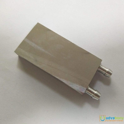 Picture of 80mm Water Block Aluminum 80x40x12mm Water Cooling Waterblock Heatsink For TEC1-12706