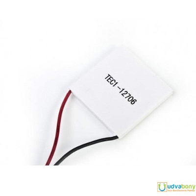 Picture of Peltier TEC1 12706 12V 60W 6A Thermoelectric Cooler Peltier Cooling Refrigeration Module TEC1-12706 40mm For Electronics Projects DIY Cooling Fans