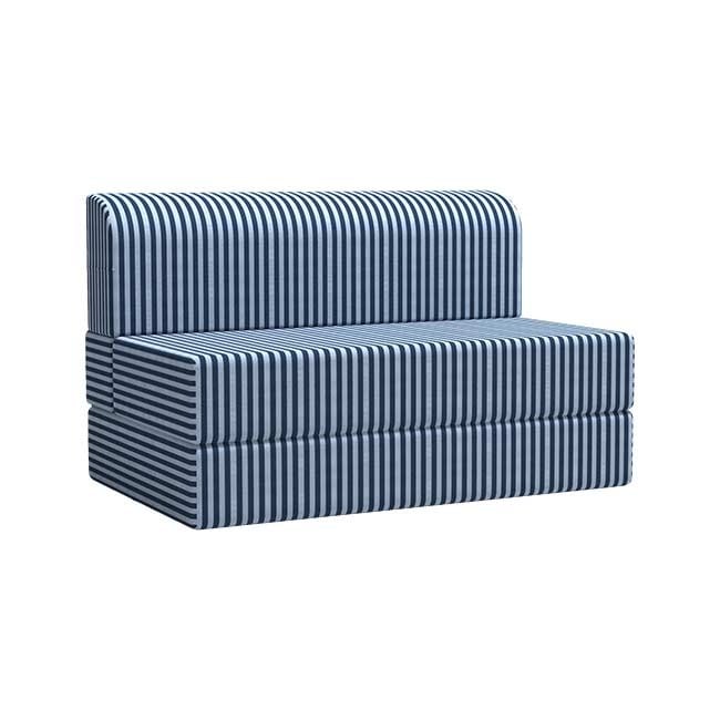Picture of REGAL Foam Sofa Cum Bed (Semi Double) SCB-205-6-2-07(SEMI DOUBLE)(Febric-Blue rivers)