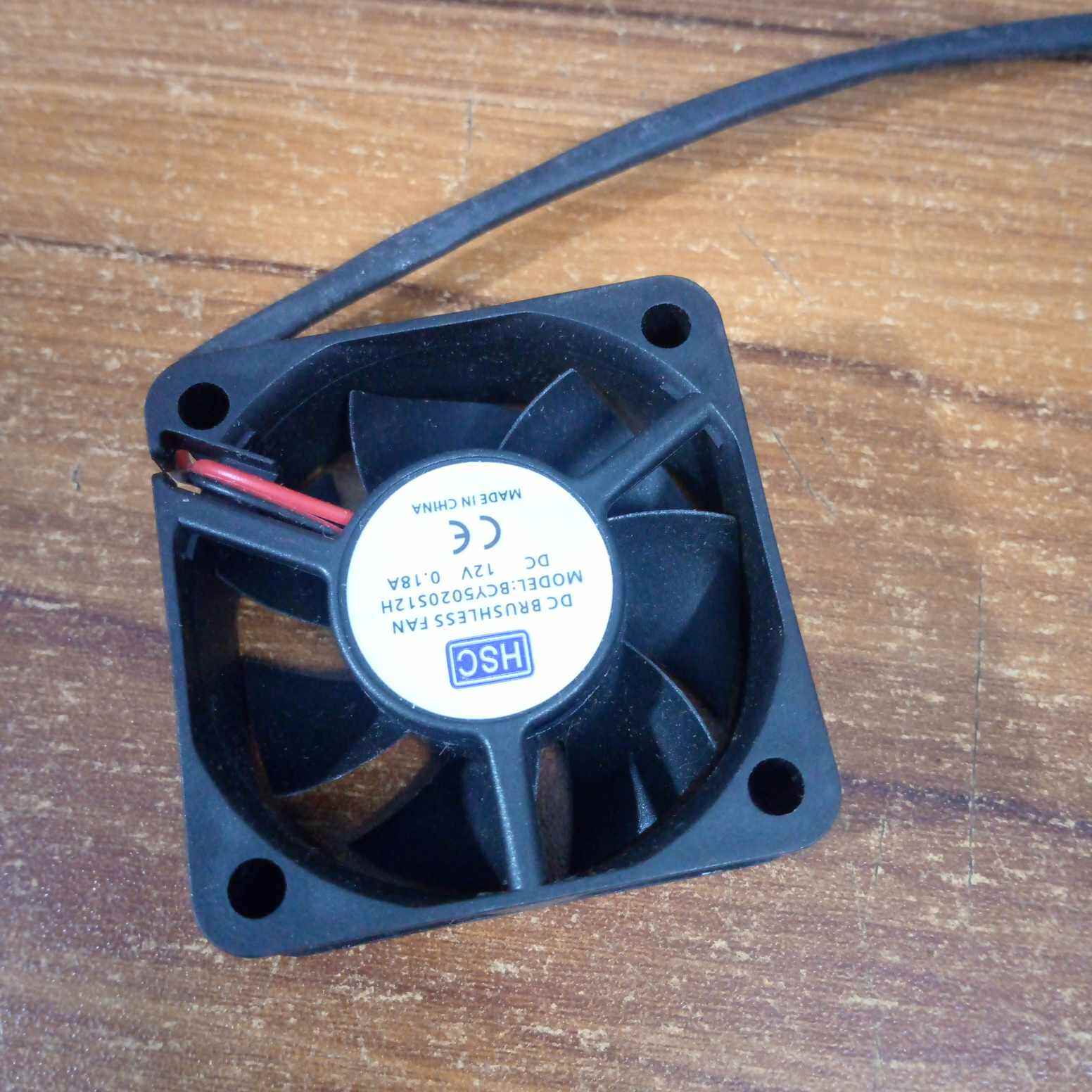 Picture of 50mm 2 Inch Fan 12V 0.18A Cooling Fans 5015 DC 12V 50x50x20mm Fan Heatsink Cooler 2 Inch  Cooling Fan Radiator Heat Dissipation Fan With Cables