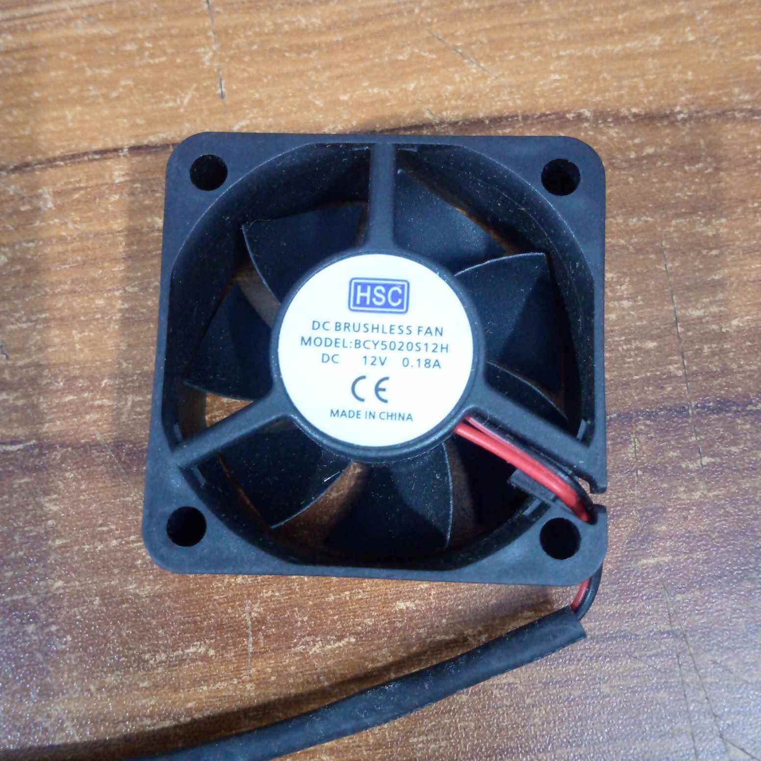 Picture of 50mm 2 Inch Fan 12V 0.18A Cooling Fans 5015 DC 12V 50x50x20mm Fan Heatsink Cooler 2 Inch  Cooling Fan Radiator Heat Dissipation Fan With Cables