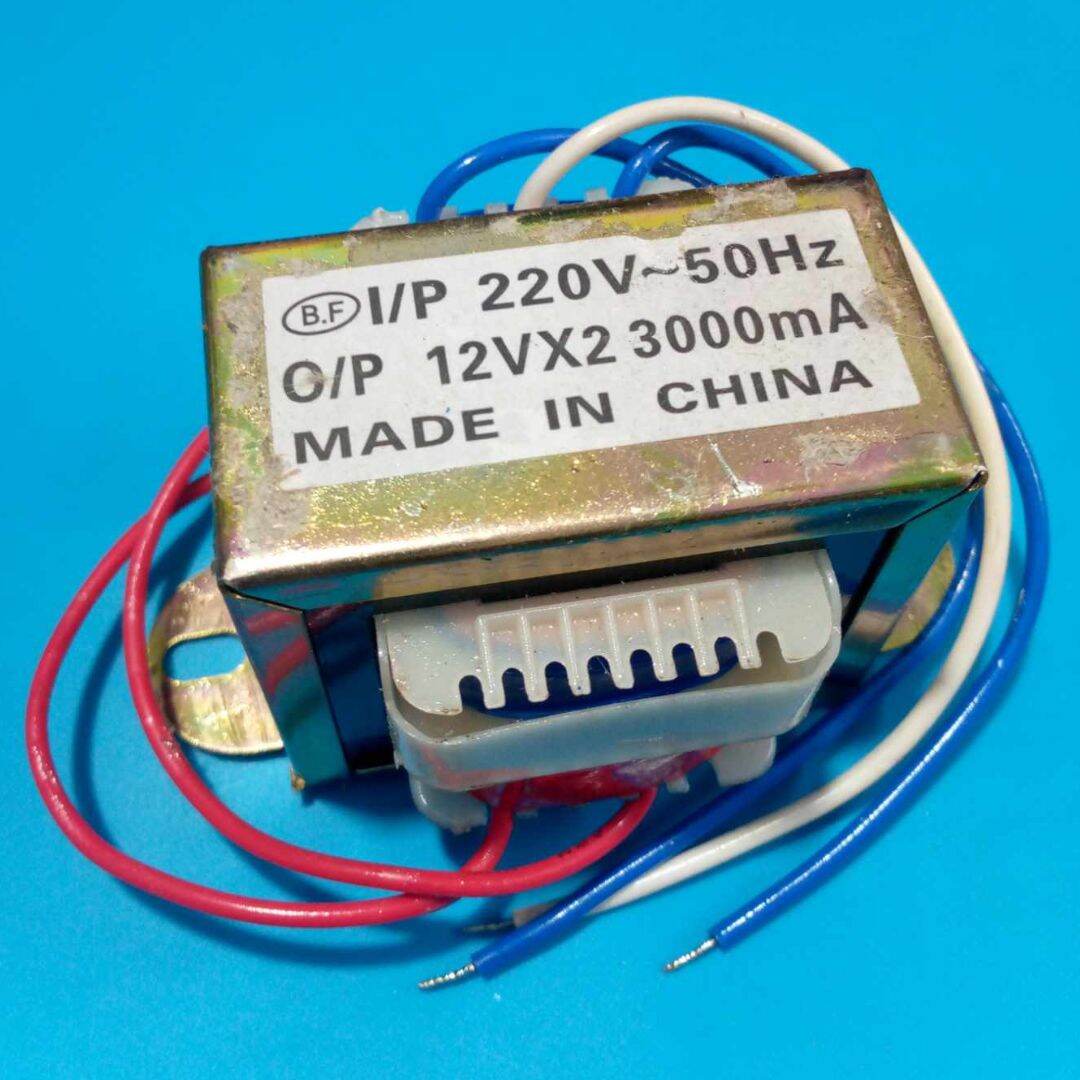 Picture of Chinese 3Amp 12V Transformer 12-0-12v 3Amp Input AC 220V 50Hz Output DC 12 Volt 3A Step Down Transformers For Power Supplies Electronic Project DIY Electrical Circuitry & Parts