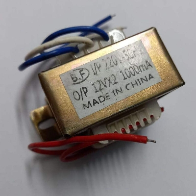 Picture of Transformer 12-0-12v 1Amp Input AC 220V 50Hz Output DC 12 Volt 1A Step Down Transformers For Power Supplies Electronic Project DIY Power Adapters