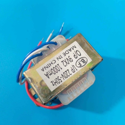 Picture of 9V 1A Transformer 9-0-9V 1Amp Input AC 220V 50Hz Output DC 9 Volt 1A Step Down Transformers For Power Supplies Electronic Project Adapters