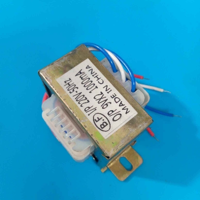 Picture of 9V 1A Transformer 9-0-9V 1Amp Input AC 220V 50Hz Output DC 9 Volt 1A Step Down Transformers For Power Supplies Electronic Project Adapters