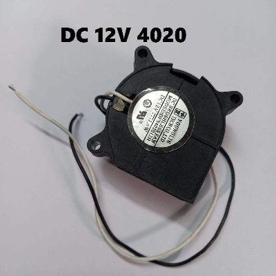 Picture of 4020 BLOWER FAN Cooling Blower Fan DC 12V 40x20mm Radial Turbine Blower Brushless Exhaust Fans 4020 With Short Cables 12V Fans 12V Cooling Fans
