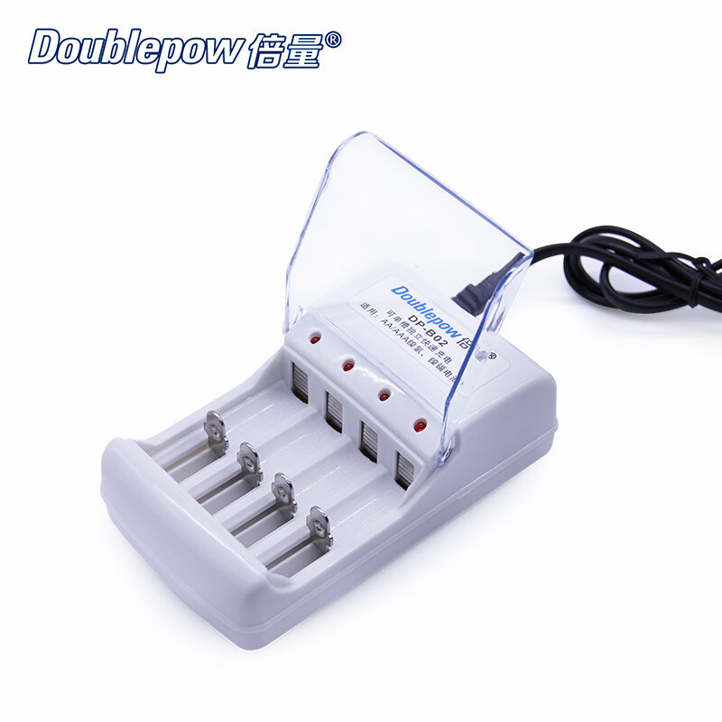 Picture of 1.2V 4 Batteries Chargers DoublePow DP-B02 4 Slots US Plug Battery Charger 1.2V Batteries Charger Adapters AAA AA 1.2V Battery Can Be Charge