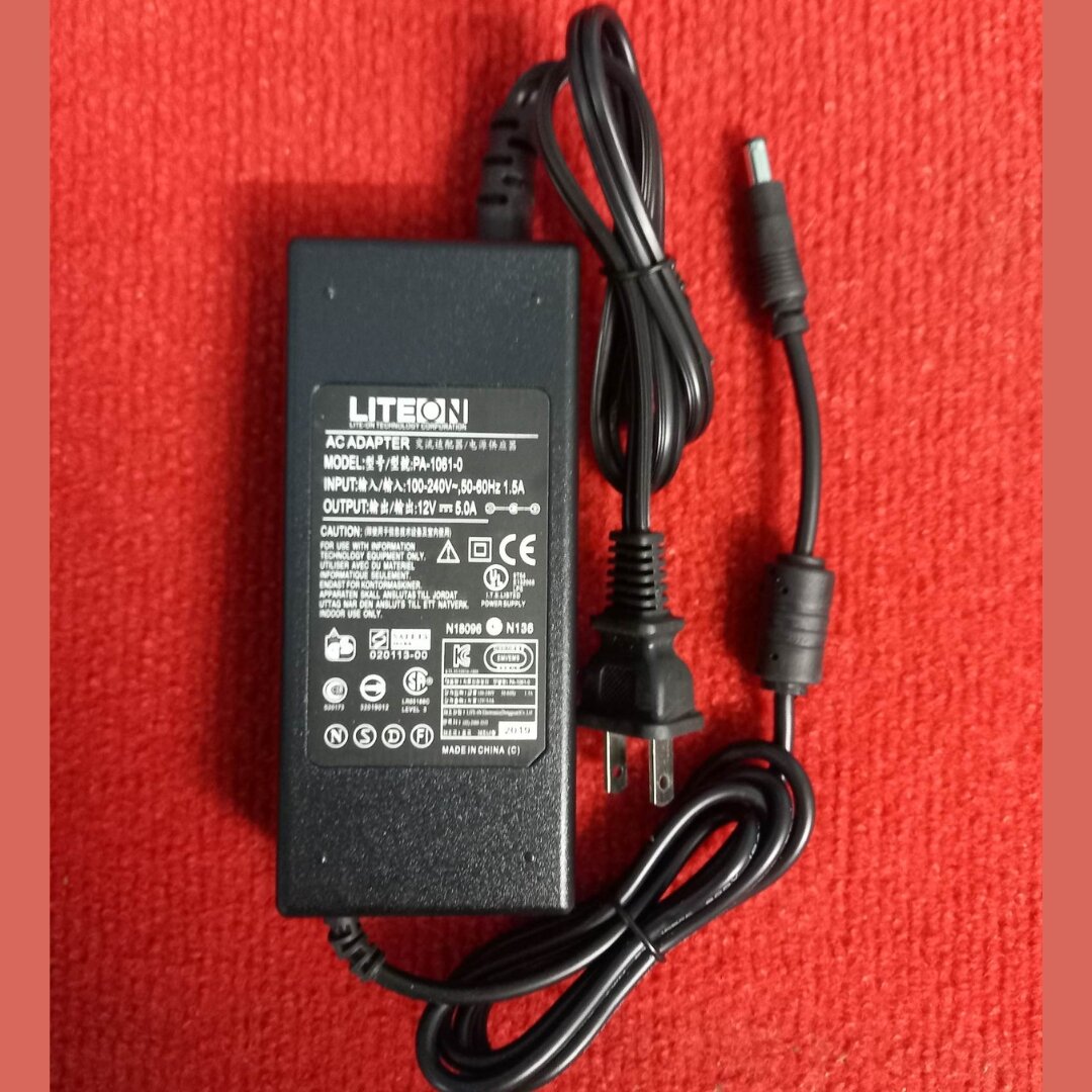 Picture of Best Quality AC 220V To DC 12V 5A 60W US Plug DC Motor Water Pumps Motorcycle Battery Batteries Charger Switching Power Supply Adapters