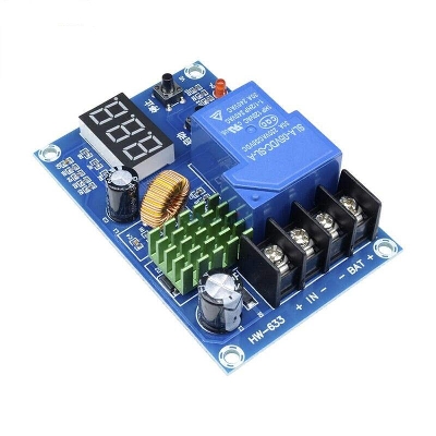 Picture of HW-633 V.3 633 Battery Charger Control Module DC12-24V Lithium Battery Charging Control Switches Protection Board Lead Ac-id Battery Electronics Circuitry & Parts