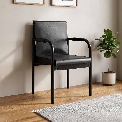 Picture of REGAL Visitor Chair Black CFV-201-6-1-66(1PART)(VISITOR CHAIR)