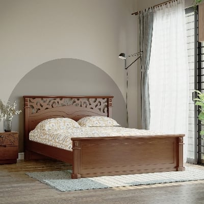 Picture of REGAL Wooden Bed ELIZABETH- BDH-309-3-1-20 (DOUBLE)