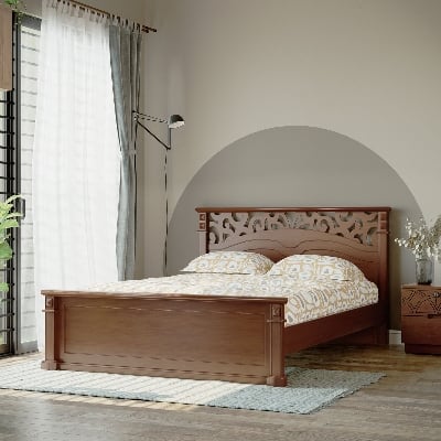 Picture of REGAL Wooden Bed ELIZABETH- BDH-309-3-1-20 (DOUBLE)