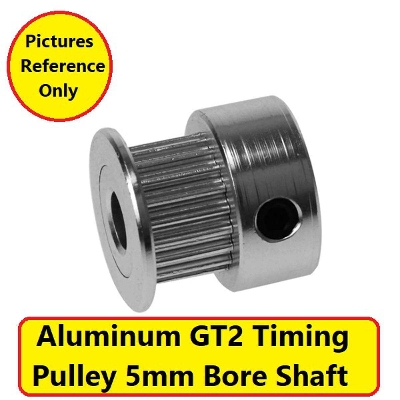 Picture of 5mm Motors SHAFT Aluminum GT2 Timing 5mm Bore Shaft Pulley 20 Teeth 6mm Belt For CNC Machine 3D Printer DC Gear Motor Parts Puli