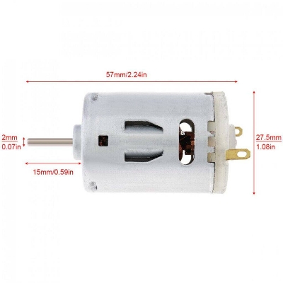 Picture of Micro Motor 385 DC 3V 6V 12V For RC Toy Car Boat Electric Motor Bicycle Cordless Drill Vacuum Cleaner Household Hair Dryer Electric Tools