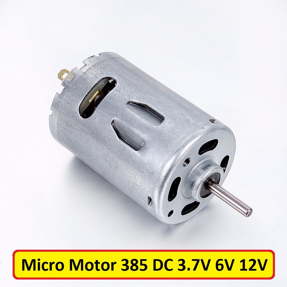 Picture of Micro Motor 385 DC 3V 6V 12V For RC Toy Car Boat Electric Motor Bicycle Cordless Drill Vacuum Cleaner Household Hair Dryer Electric Tools