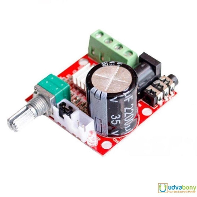 Picture of 1 Channel 1 Volume Hi-Fi PAM8610 8610 Audio Stereo Amplifier Board Module Dual D Class Channel 2x10W 12V Mini Stereo Digital Audio Amplifier Circuit