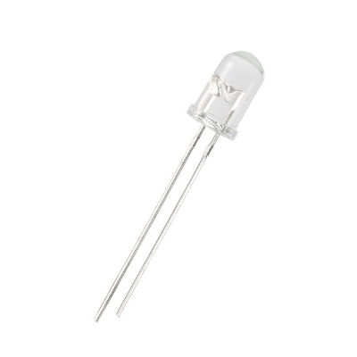 Picture of 5Pcs- 5mm TRANSPARENT LED IR Transmitter LED Sensor 5mm 940nm IR LED Lights Infrared Transmitters RX LED Sensor Lights 5mm For Electronics TV Camera Remote Control - Multicolor