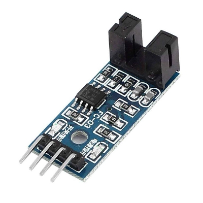 Picture of Speed Measuring Sensor Module LM393 Groove Motor Counter Coupler RPM Sensor Rotational Speed Measuring Sensor Module For Arduino Electrical Circuitry & Parts