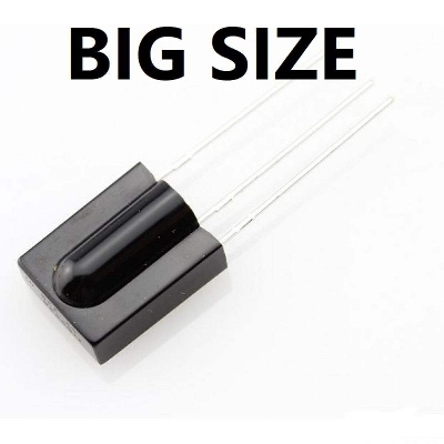 Picture of 1Pcs- BIG SIZE TSOP 1738 IR Receiver 3 Leg 38KHz Remote Control IR Infrared LED Light Receiver Head Photoelectric Switch For Remote TV CD Camera Electronics Circuitry & Parts