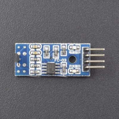 Picture of Hall Effect Sensor Module A3144E 49E 4 Pin Hall Sensor LM393 Linear Hall Effect Detection Magnetic Switch Speed Counting Sensor Module For Arduino