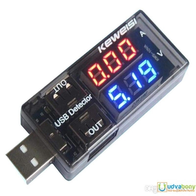 Picture of USB MultiFunction Ampear & Voltage Detector Capacity Digital Tester