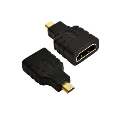 Picture of Micro HDMI Male To HDMI Female Adapter For Raspberry Pi 4 Electrical Circuitry & Parts