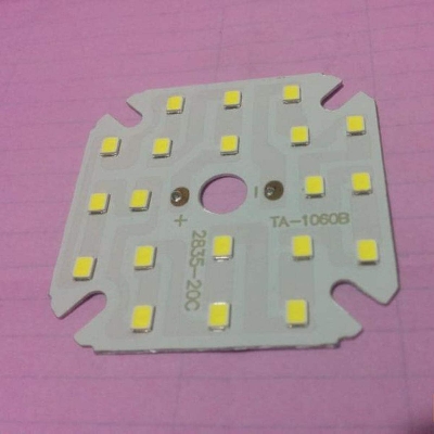 Picture of 2Pcs- 2835-20C WHITE Color 12V 18Watt LED Light Bulbs 47x47mm 20Pcs SMD LED White 18W LED Light SMD Board 12V SMD LED Light Plate SMD LED Light 18W For LED Bulbs