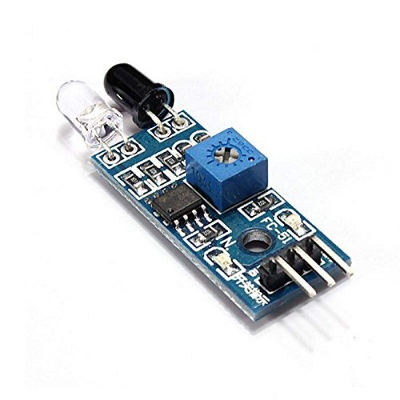 Picture of 2 LED IR Obstacle Sensor Transmitter & Receiver IR Obstacle Sensor Infrared Proximity Sensor IR Infrared Obstacle Avoidance Sensor Smart Car Robot 3 Pin Reflective Photoelectric Module Electronics Circuitry & Parts