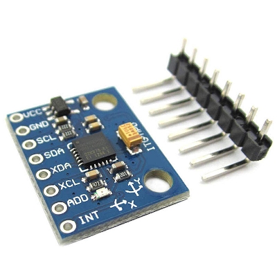 Picture of GY521 GY 521 MPU-6050 MPU6050 MPU 6050 Sensor Module DC 3V 5V 3 Tr-iple 3 Ax-is An-alog Gyr-oscope Accele-rometer Comp-atible Board For Arduino I.I.C I2C Interface Gy-ro Sensors Electrical Circuitry & Parts