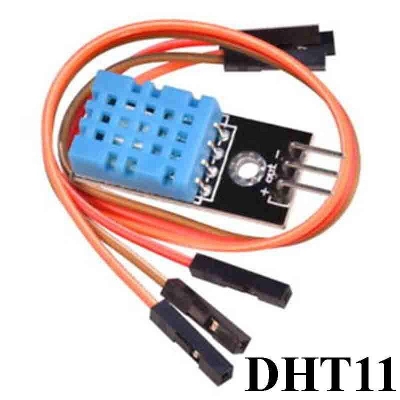 Picture of DHT11 DHT-11 DC 3.3V-5V 3 Pin Temperature And Relative Humidity Sensor Module With Matching Doupont Cable Digital Temperature Humidity Sensor Module For Arduino Raspberry Pi Electronics Circuitry & Parts