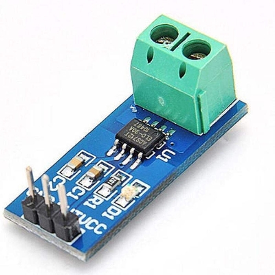 Picture of 30A Range CURRENT Sensor Module ACS-712 ACS712 30Amp Hall Effect Current Sensor Module Straight 3 Pin Range 30A  For Arduino Electronics Circuitry & Parts