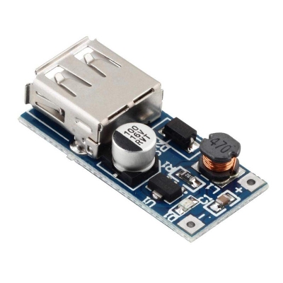 Picture of BLUE Circuit DC DC 0.9V-5V to 5V 600mAh Power Bank Charger Step Up Boost Converter Supply Voltage Module USB Output Charging Circuit Board Electronics Circuitry & Parts - solar charge controller