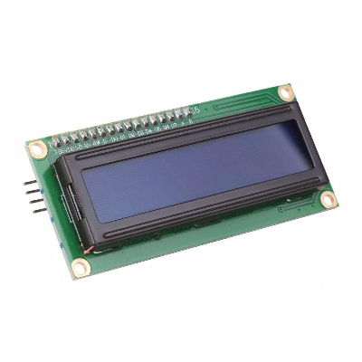 Picture of LCD1601 LCD Display Monitor 1601 16×01 5V Character Blue Backlight Screen LCD 1601 IIC I2C For Arduino LCD Display Electrical Circuitry & Parts