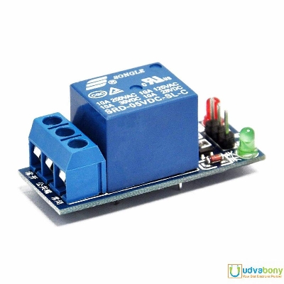 Picture of 1 Channel 5V Relay Module DC 5V Single Channel Trigger Relay Control Module With Screw Terminal For Arduino One Channel DC5V Relay Circuit Board