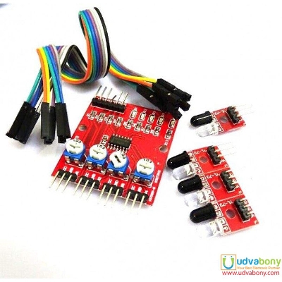 Picture of 4-Way Infrared Tracking Obstacle Avoidance Sensor Module