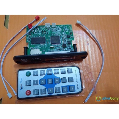 Picture of SD CARD MP5 SD Card 5V Audio & Video Kit With USB Card Remote FM TF Radio Audio Module Music Speaker 3.5mm TF Card AUX DIY Remote Control
