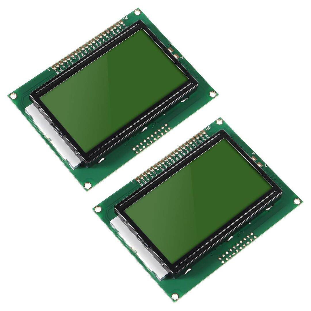 Picture of LCD12864 12864 Full Graphics LCD Display Monitor 12864 128×64 5V Character Blue Backlight Screen LCD 12864 IIC I2C For Arduino LCD Display Electronics Circuitry & Parts