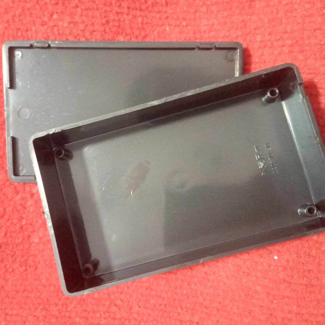 Picture of 120mm Waterproof BALCK Plastic Projects Box 120x72x28mm Junction Box Black Plastic Cooling Case DIY Electronic PCB Project