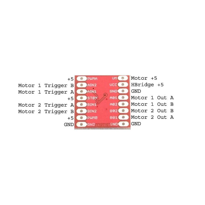 Picture of TB6612FNG Dual DC Stepper Motor Driver Module Controller Board for Arduino For 3D Printers Parts