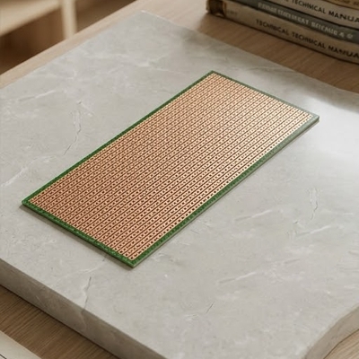 Picture of Veroboard Stripboard PCB 14.5x6.5 cm Prototype Circuit Board