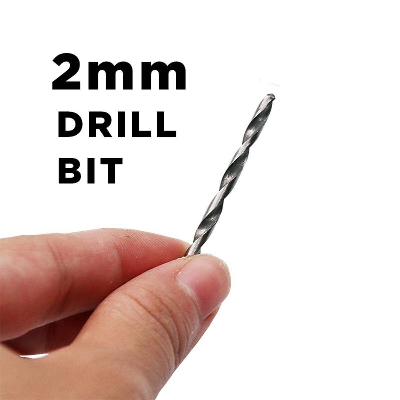 Picture of Drills Bit 2mm HSS Twist Drill Bits 2mm High Speed Steel With 2mm Shank For Drill Machine Chuck - Silver