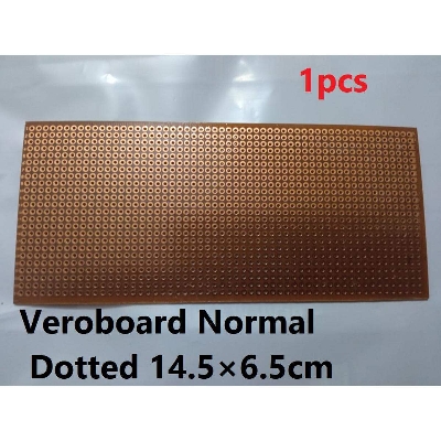 Picture of Veroboard Normal Dotted 14.5×6.5cm Stripboard Board PCB Printed Circuit Board For Prototyping Designing Weld Soldering Arduino DIY
